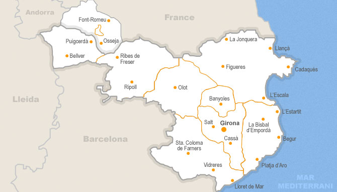 Resultado de imagen de girona i voltants